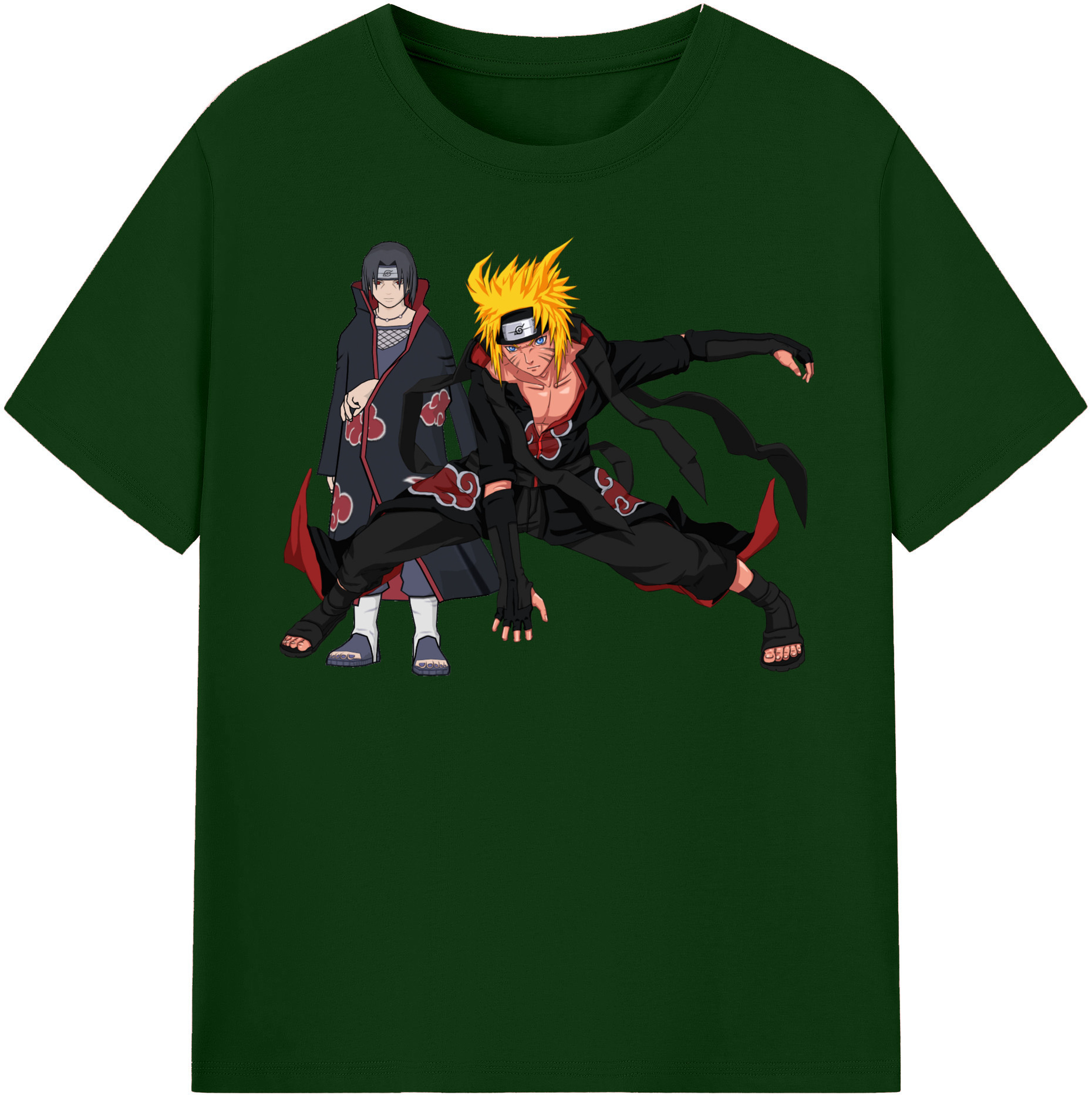 （画像用） NARUTO -ナルト- うずまき ナルト Uzumaki Naruto 綿100％半袖Tシャツ（フロントプリント）